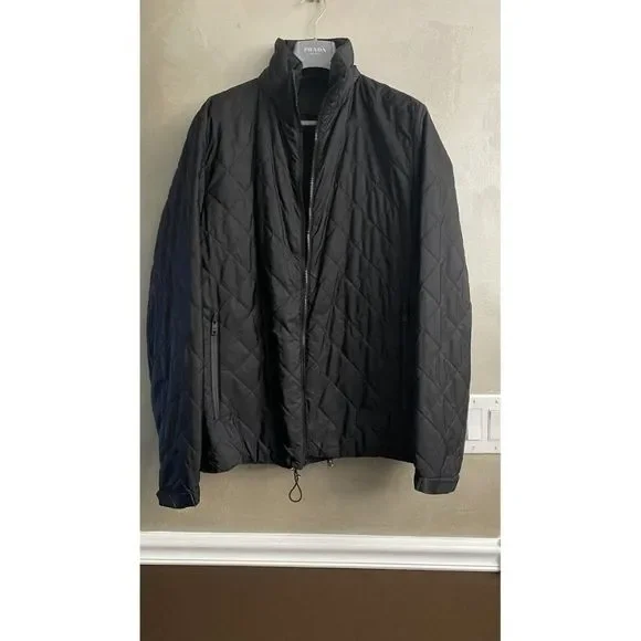 PRADA Men’s Nylon Gabardine Double Layer Jacket